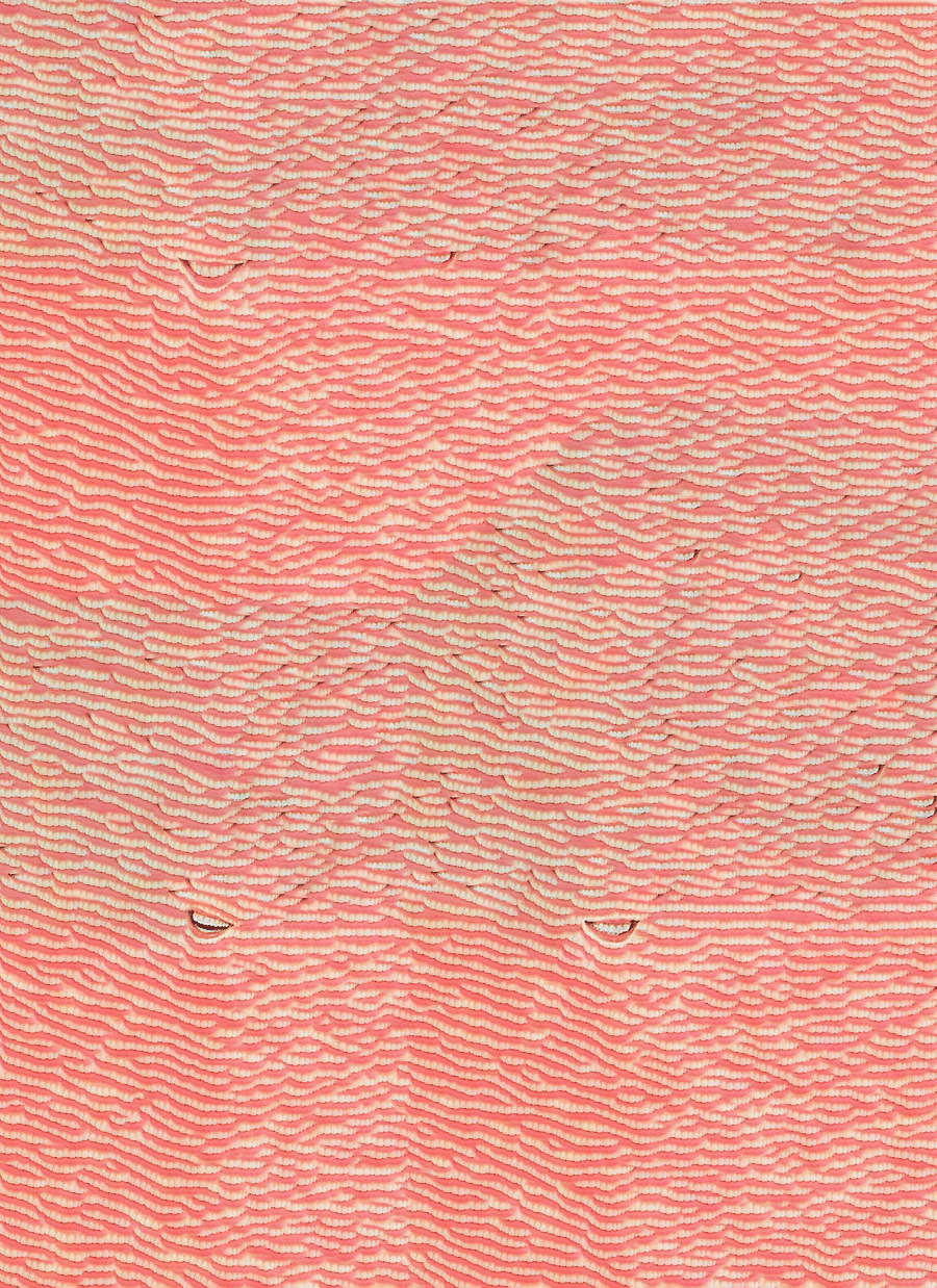 digital collage of thousand fake smiles